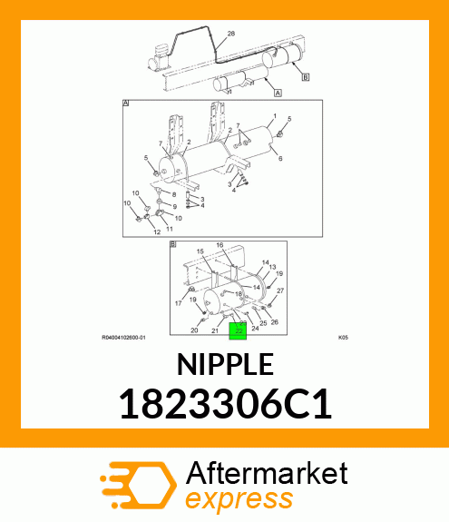 NIPPLE 1823306C1