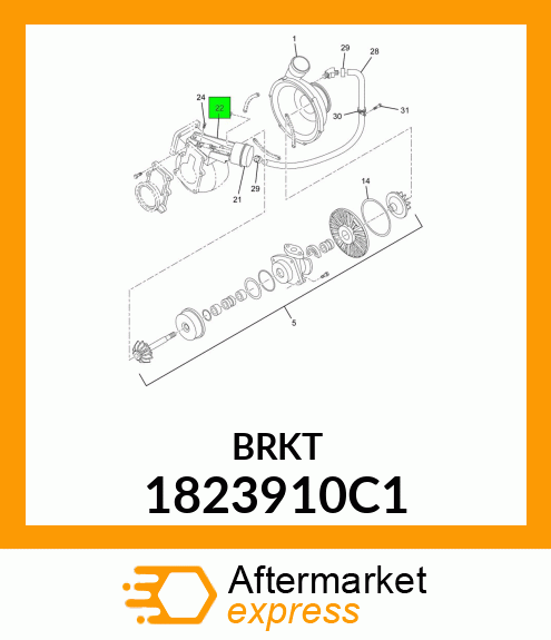 BRKT 1823910C1