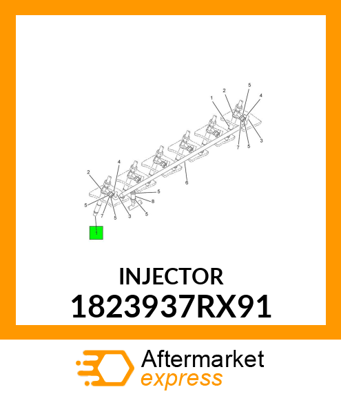 INJECTOR 1823937RX91