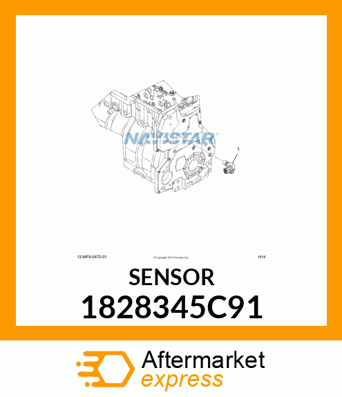 SENSOR 1828345C91