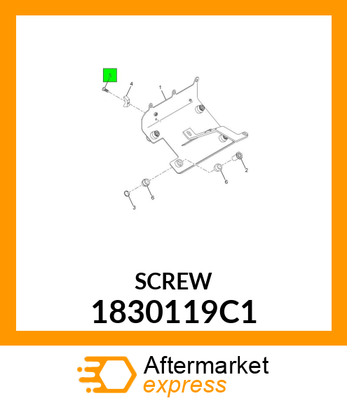 SCREW 1830119C1