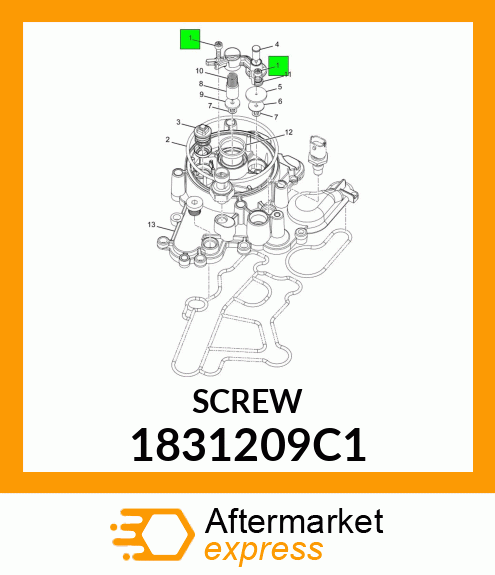 SCREW 1831209C1