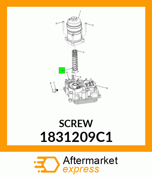 SCREW 1831209C1