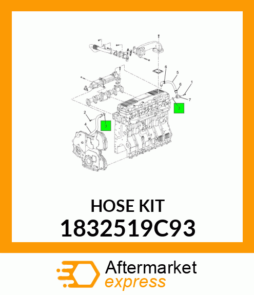 HOSE_KIT_3PC 1832519C93