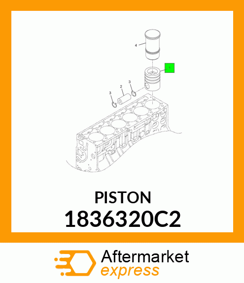 PISTON 1836320C2
