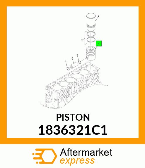 PISTON 1836321C1