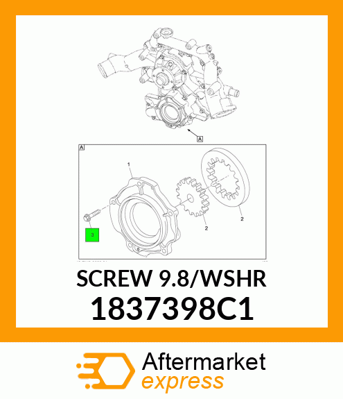 SCREW9.8/WASHER 1837398C1