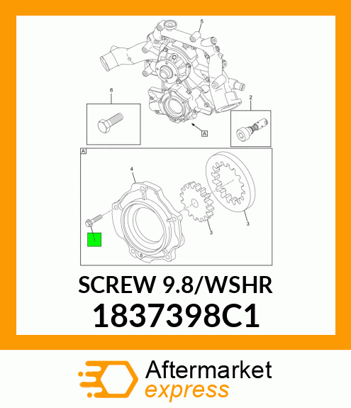 SCREW9.8/WASHER 1837398C1