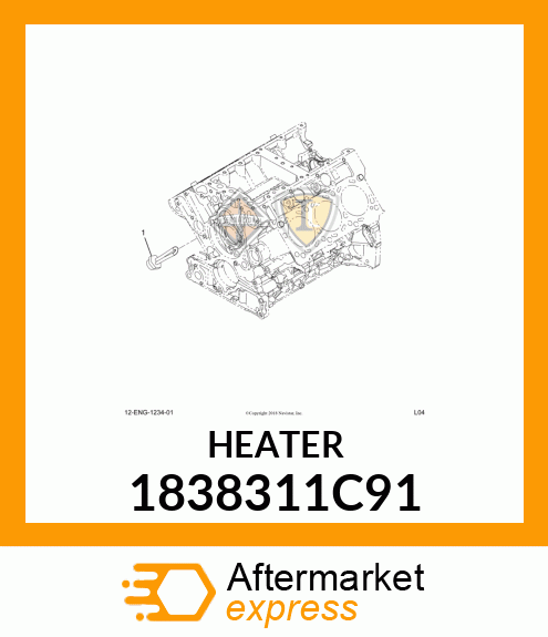 HEATER 1838311C91