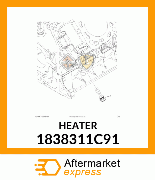 HEATER 1838311C91