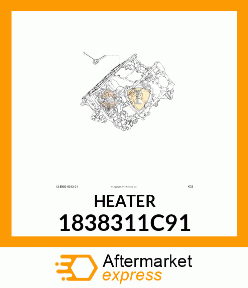 HEATER 1838311C91