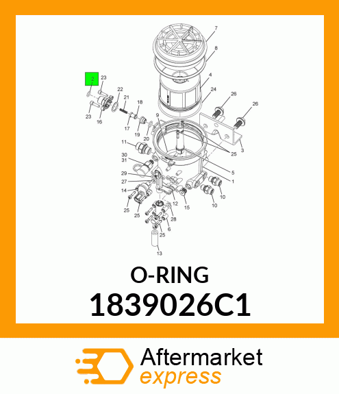 O-RING 1839026C1