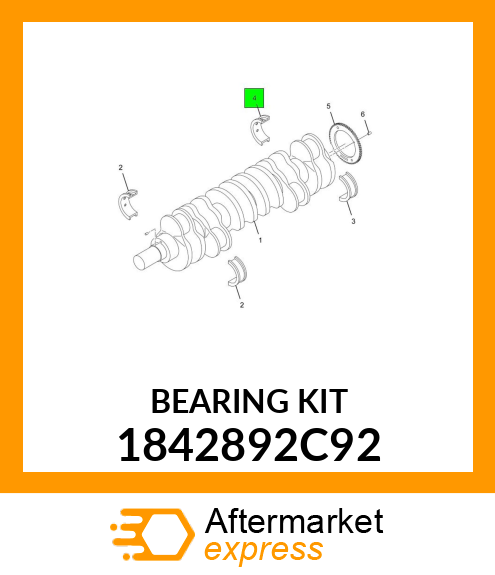 BEARING_KIT_2PC 1842892C92