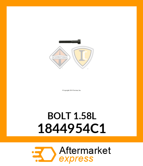 BOLT1.58L 1844954C1