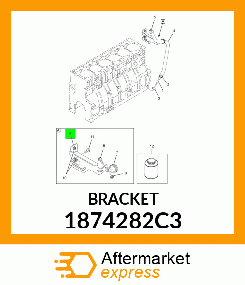 BRACKET 1874282C3