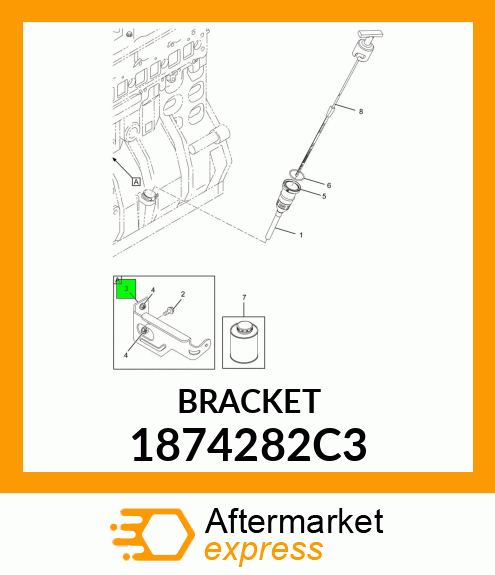 BRACKET 1874282C3