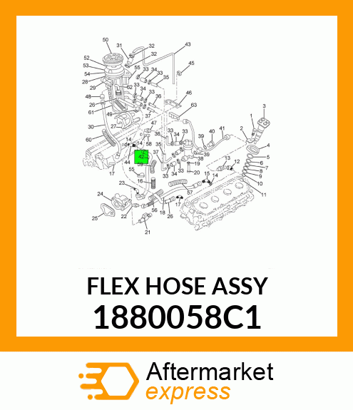 FLEXHOSEASSY 1880058C1