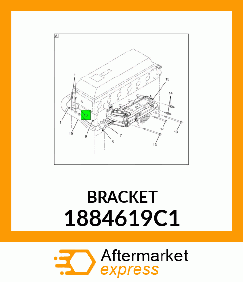 BRACKET 1884619C1