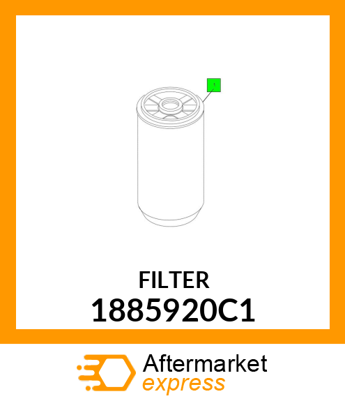 FILTER ASSEMBLY OIL 1885920C1