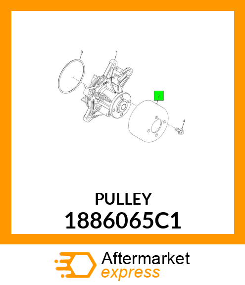 PULLEY 1886065C1