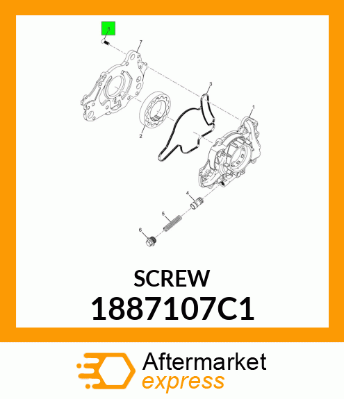 SCREW 1887107C1