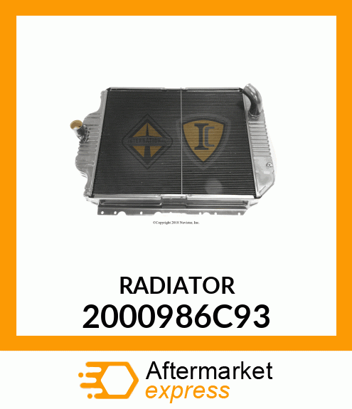 RADIATOR 2000986C93