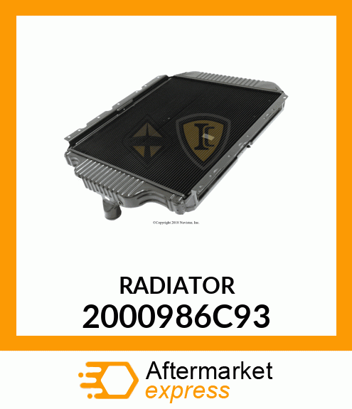 RADIATOR 2000986C93