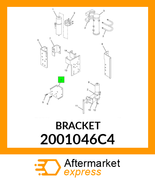 BRACKET 2001046C4