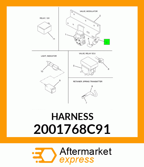 HARNESS 2001768C91