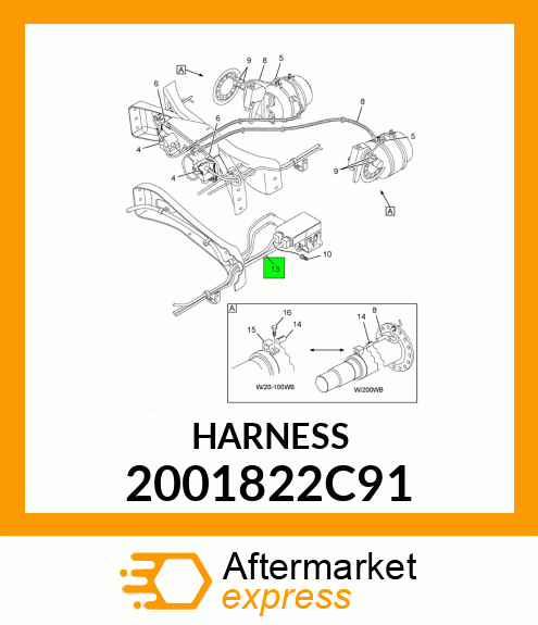 HARNESS 2001822C91