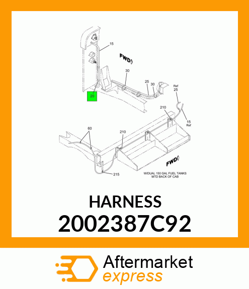 HARNESS 2002387C92