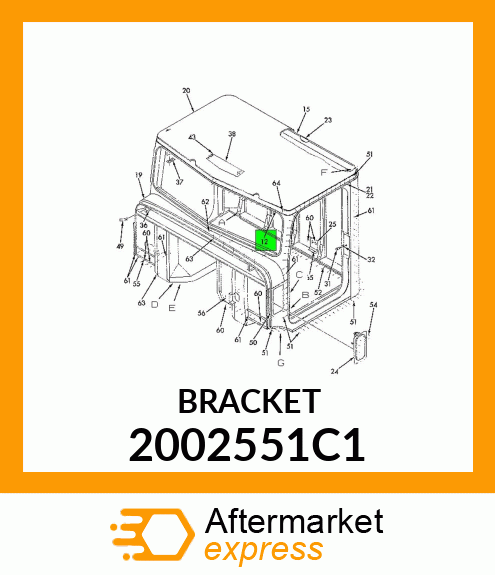 BRACKET 2002551C1