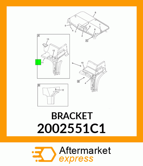 BRACKET 2002551C1