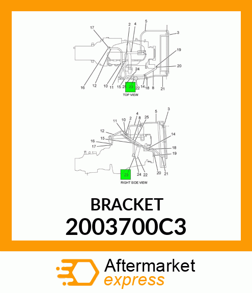 BRACKET 2003700C3