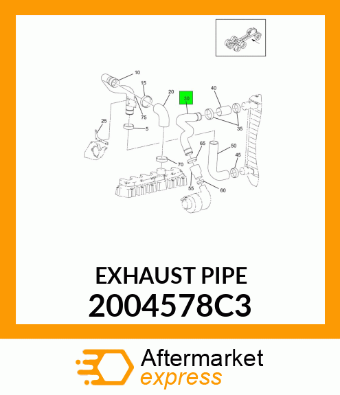 EXHAUSTPIPE 2004578C3