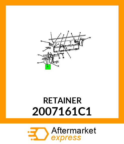 RETAINER 2007161C1