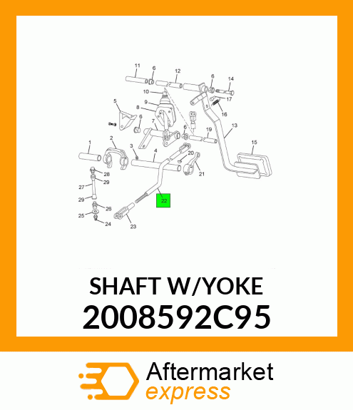 SHAFT_W/YOKE 2008592C95