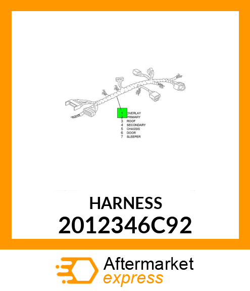 HARNESS 2012346C92