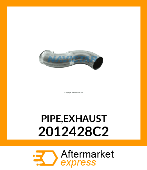 PIPE,EXHAUST 2012428C2