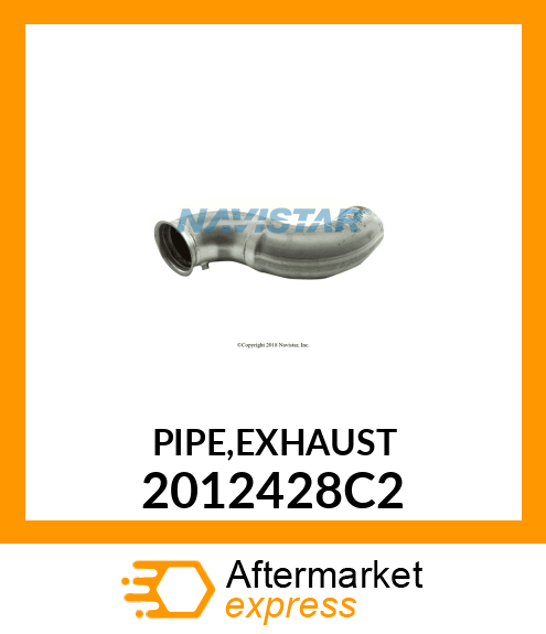 PIPE,EXHAUST 2012428C2