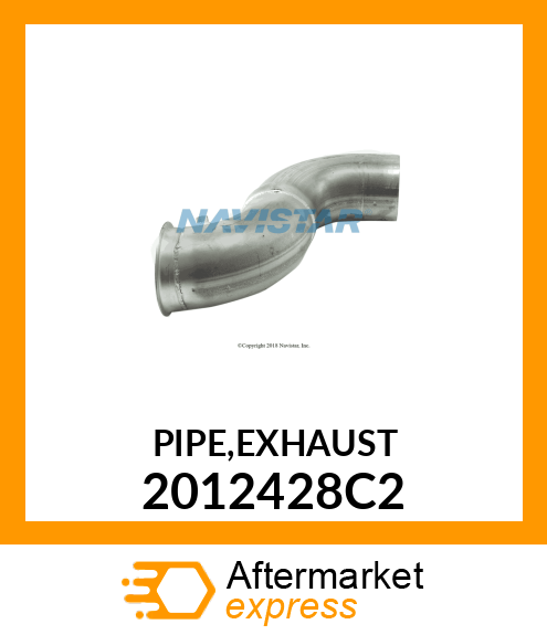 PIPE,EXHAUST 2012428C2