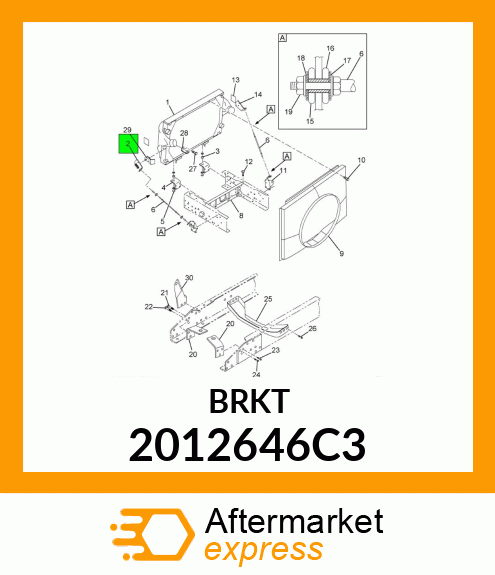 BRACKET 2012646C3