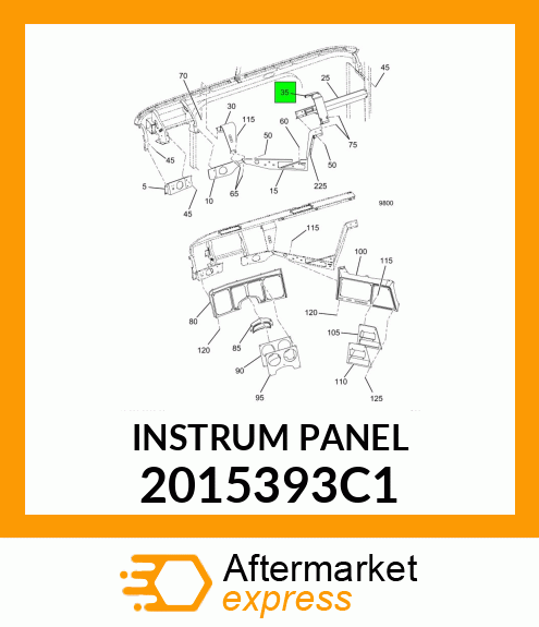 INSTRUMPANEL 2015393C1