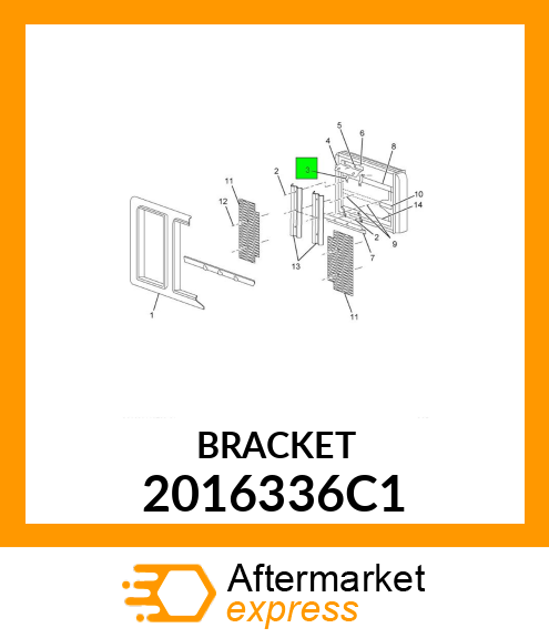 BRACKET 2016336C1