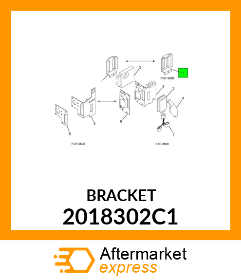 BRACKET 2018302C1