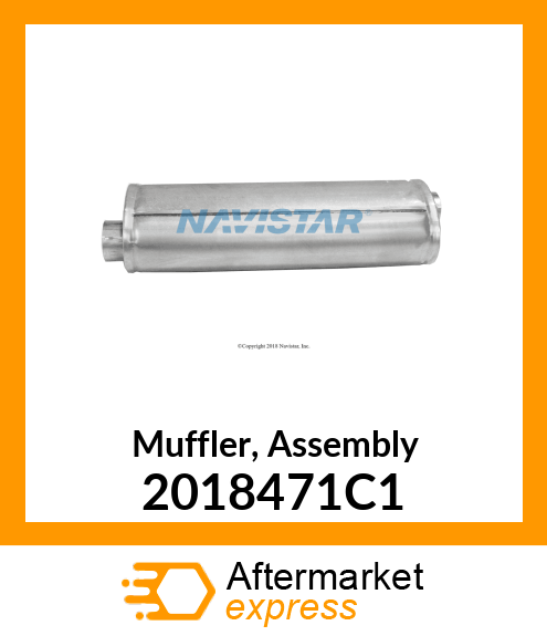 Muffler, Assembly 2018471C1