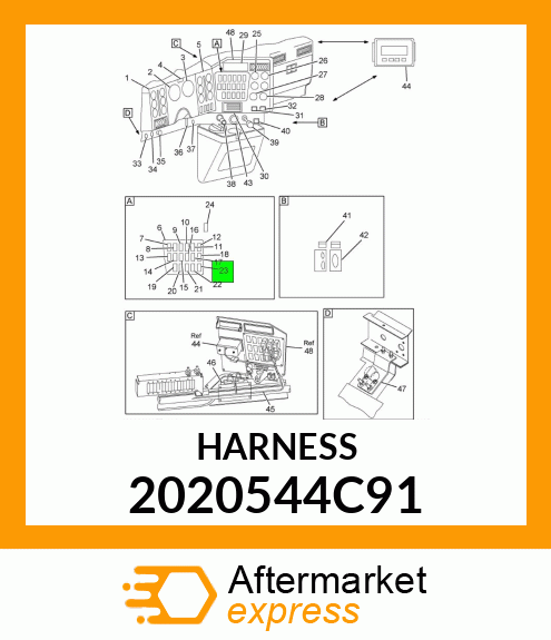 HARNESS 2020544C91