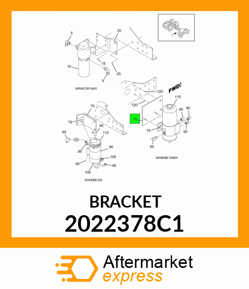 BRACKET 2022378C1
