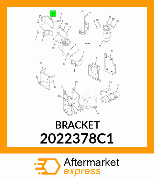BRACKET 2022378C1