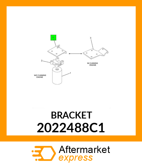 BRACKET 2022488C1